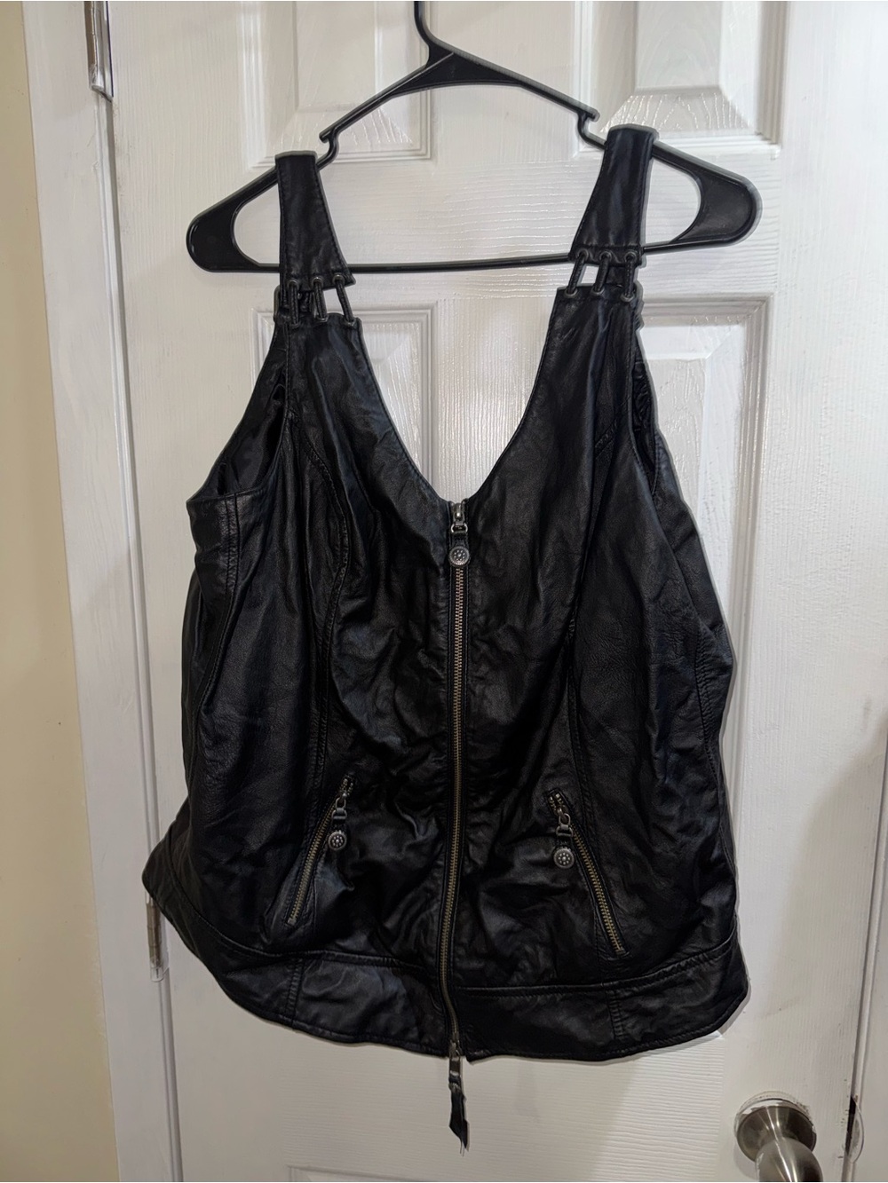 Harley-Davidson Women’s Y2K Zip Moto Vest Black XL